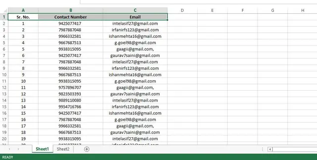 Image Data Scraper Result